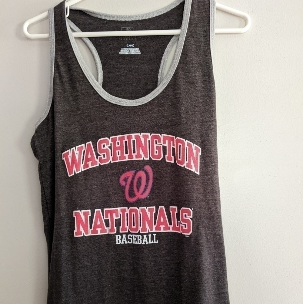 𝅺washington Nationals Tank Top Large